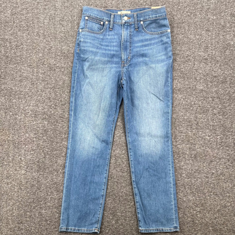Madewell The Perfect Vintage Jean High-Rise Tapered Medium Wash Denim W28‎ NEW